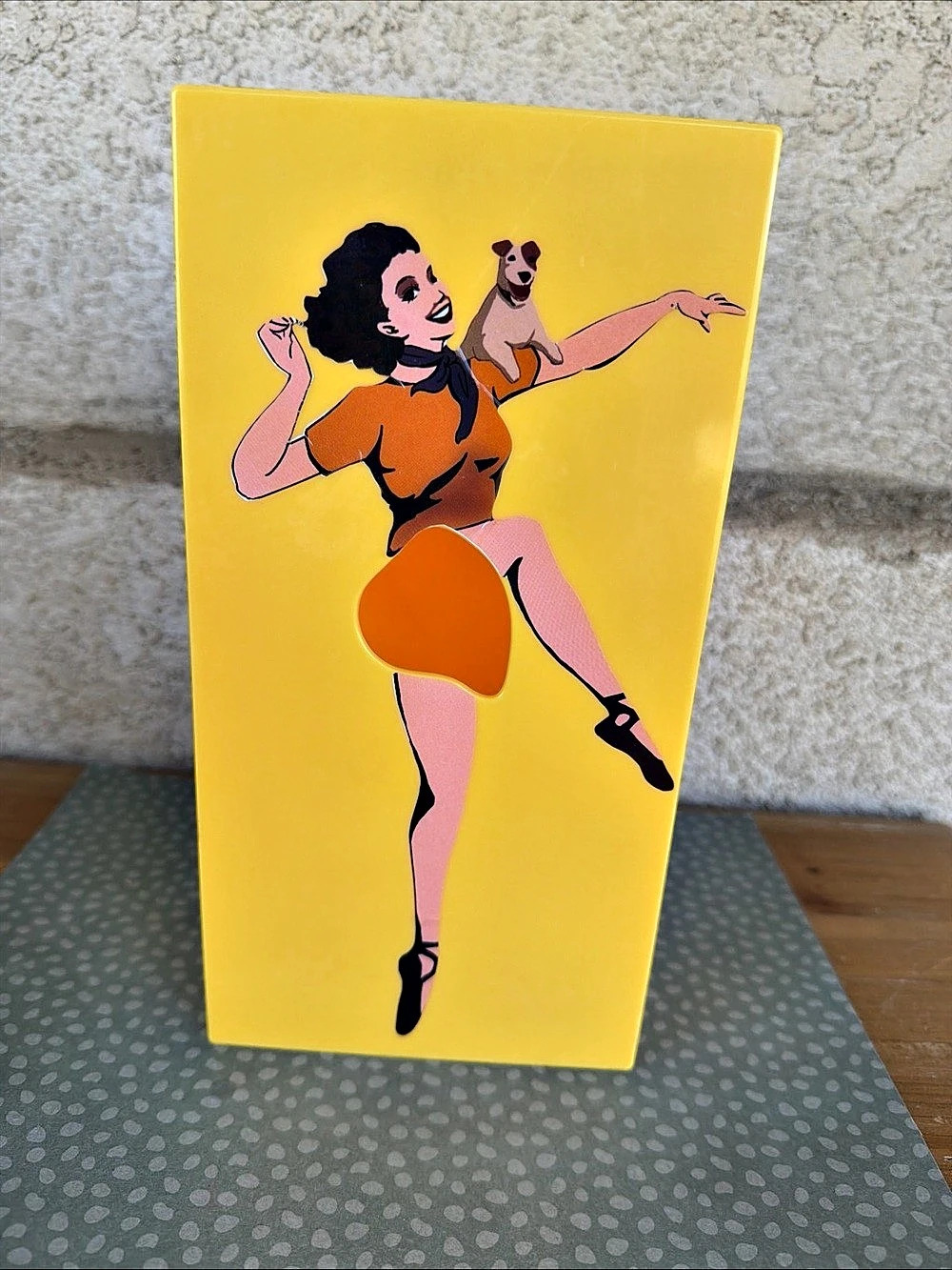 Yellow & Orange Illustrated Wall Decor